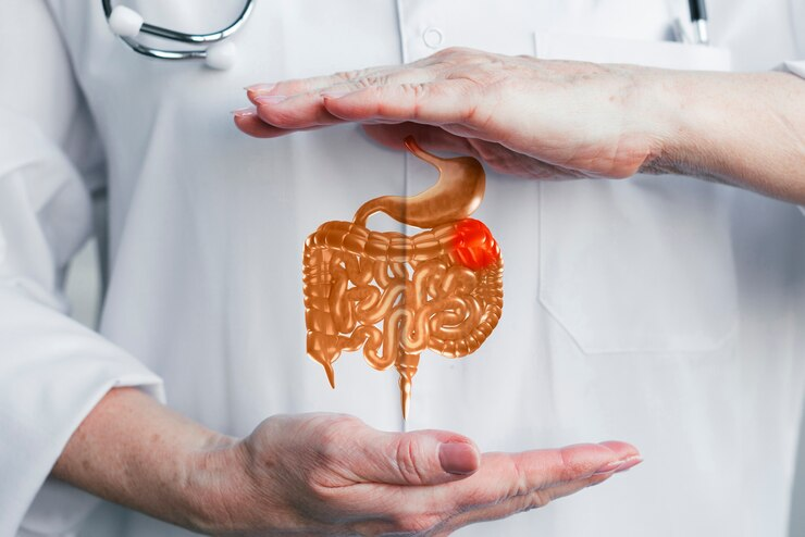 Lactose intolerance due to injuries of small intestine