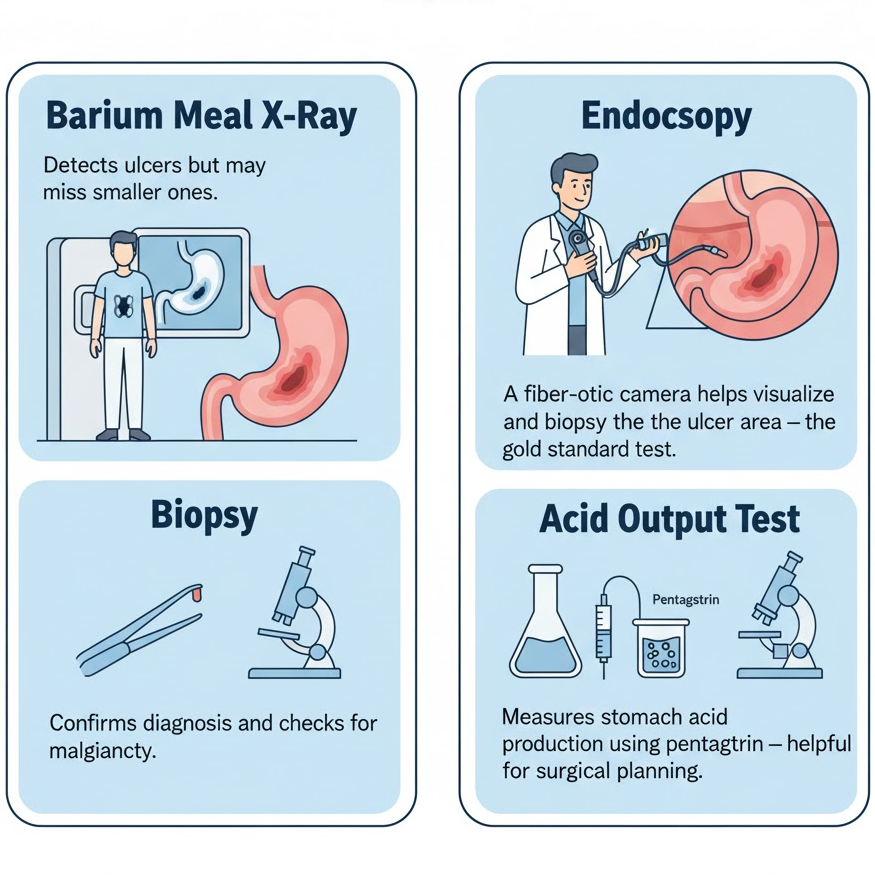 Diagnosis process of Peptic Ulcers