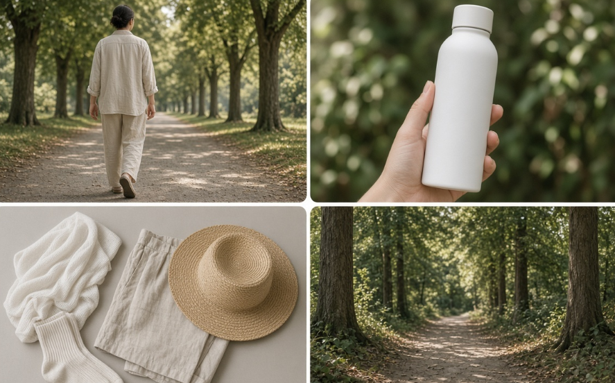 Staying Hydrated While Walking